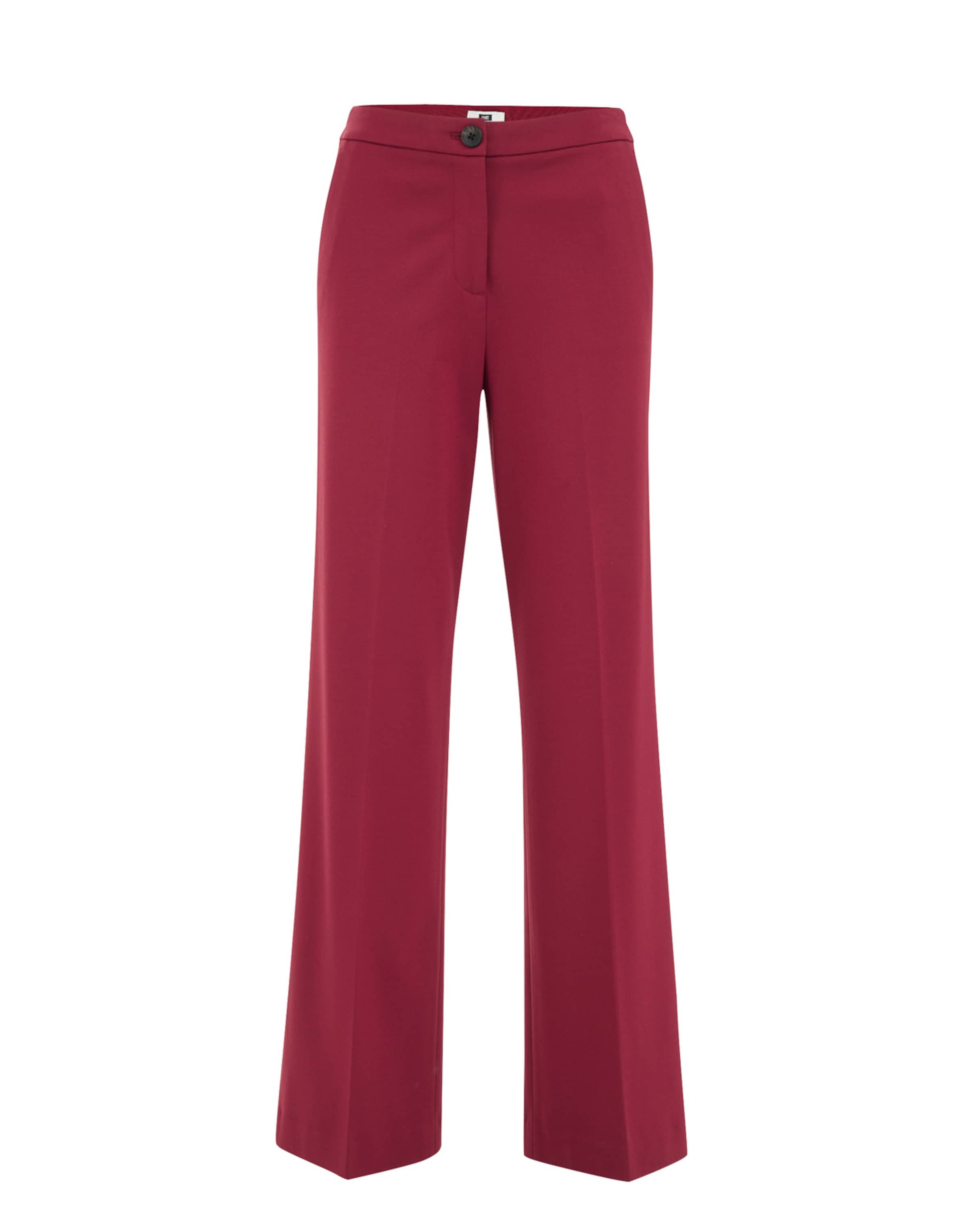 Wide leg Pantaloni con piega frontale di WE Fashion in rosso: frontale