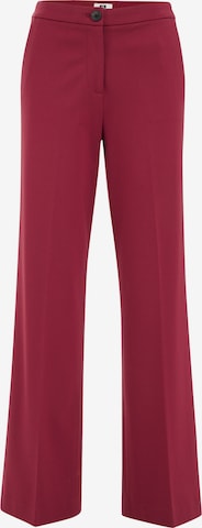 WE FashionWide Leg/ Široke nogavice Hlače na crtu - crvena boja: prednji dio