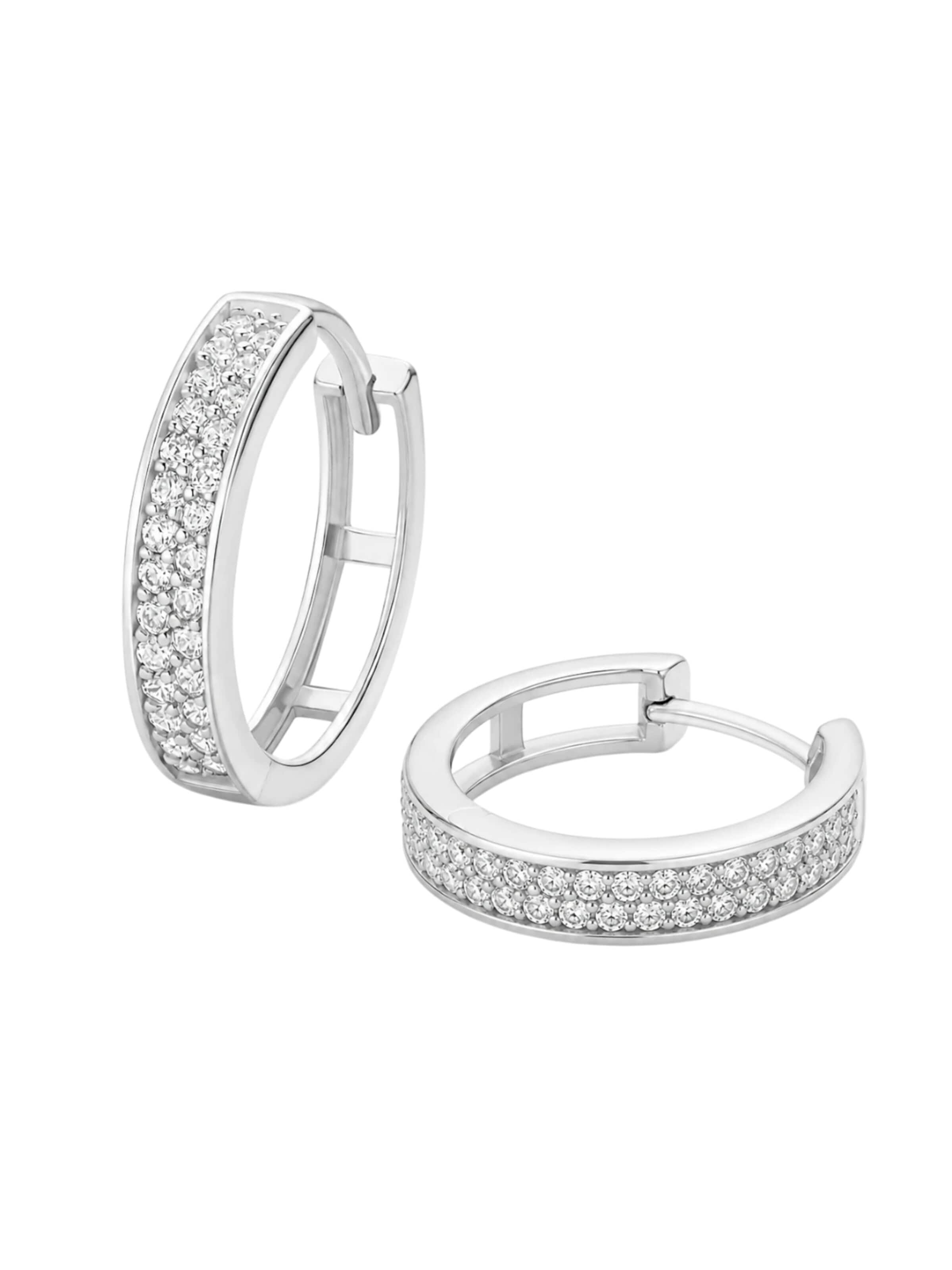 Boucles d'oreilles DIAMANT LETERNEL en argent