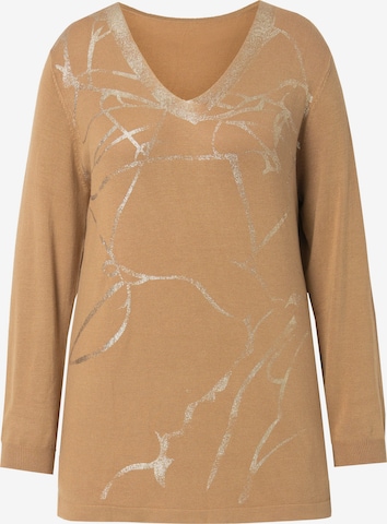 MIAMODA Sweater in Brown: front