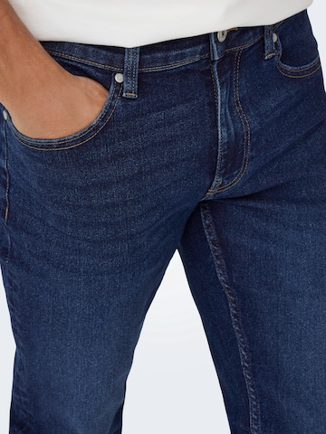 Only & Sons Slim fit Jeans 'ONSLOOM' in Blue
