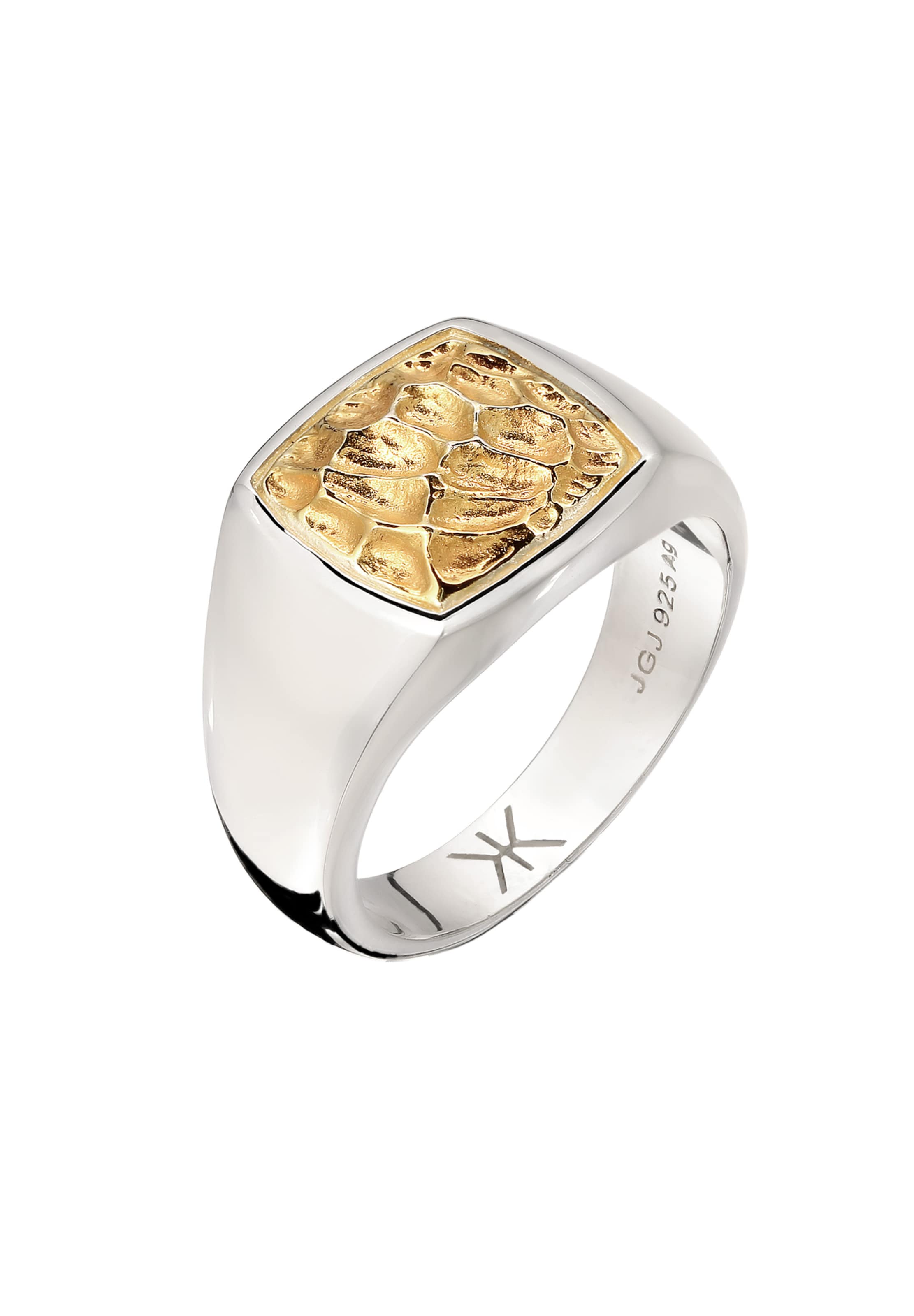 KUZZOI Ring in Silver: front