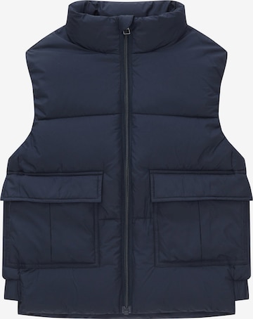 Gilet TOM TAILOR en bleu : devant