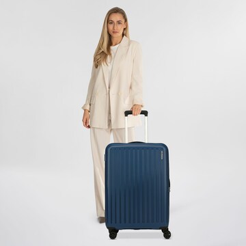 American Tourister Trolley 'Rejoy' in Blue