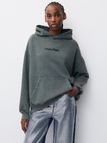 Pull&Bear Sweatshirt i grå: framsida