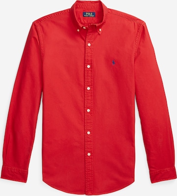 Chemise Polo Ralph Lauren en rouge : devant
