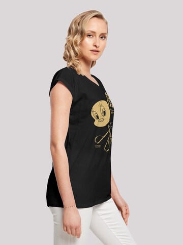 F4NT4STIC Shirt 'Tweety Lash Curls' in Black