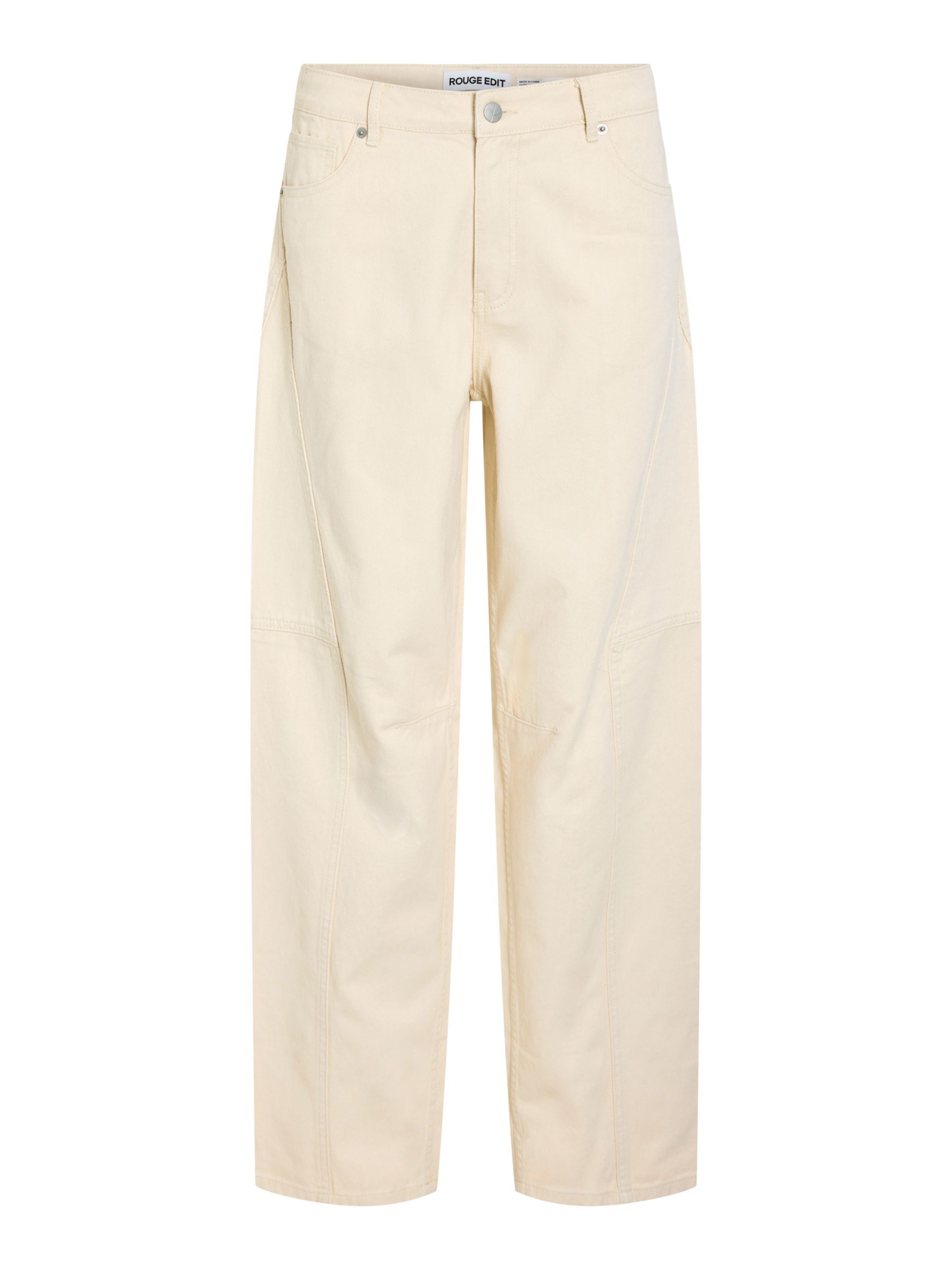 ROUGE EDIT - Barrel Vaquero en beige: frente