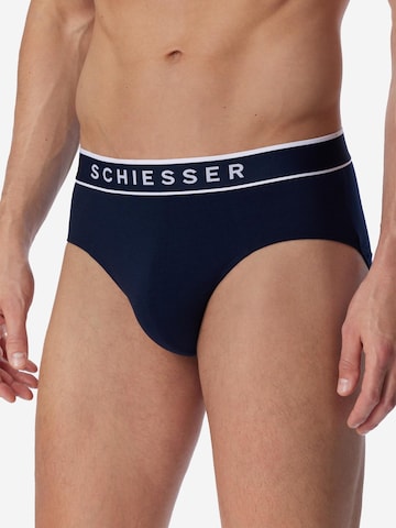 SCHIESSER Slip '95/5 Organic Cotton' in Blue