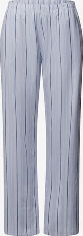 Hanro Pyjamabroek ' Loungy Nights ' in Blauw: voorkant