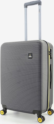 National Geographic Suitcase 'Abroad' in Grey: front