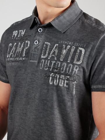 CAMP DAVID Poloshirt in Grau