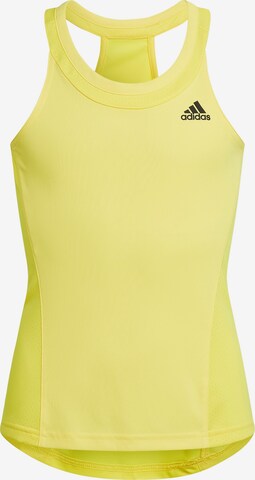 ADIDAS PERFORMANCE Sports Top in Yellow: front