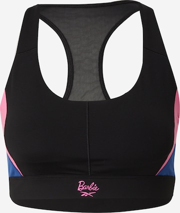 ReebokBustier Sportski grudnjak 'REEBOK X BARBIE' - crna boja: prednji dio