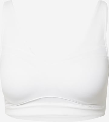 Bustier Soutien-gorge de sport UNDER ARMOUR en blanc : devant