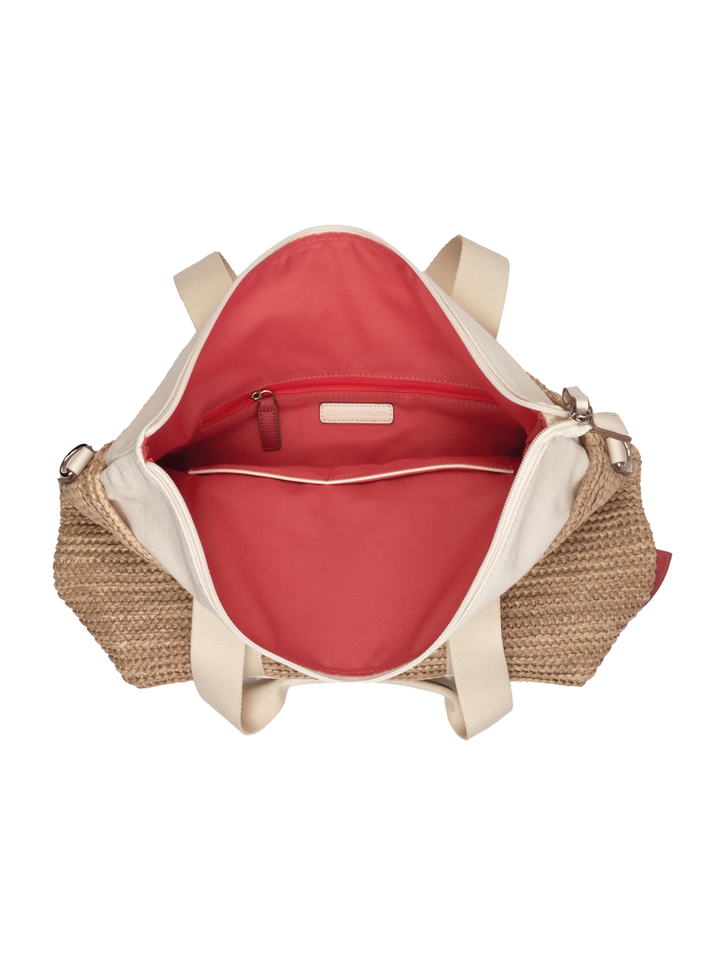 TOM TAILOR Shopper 'Vicky' in Beige