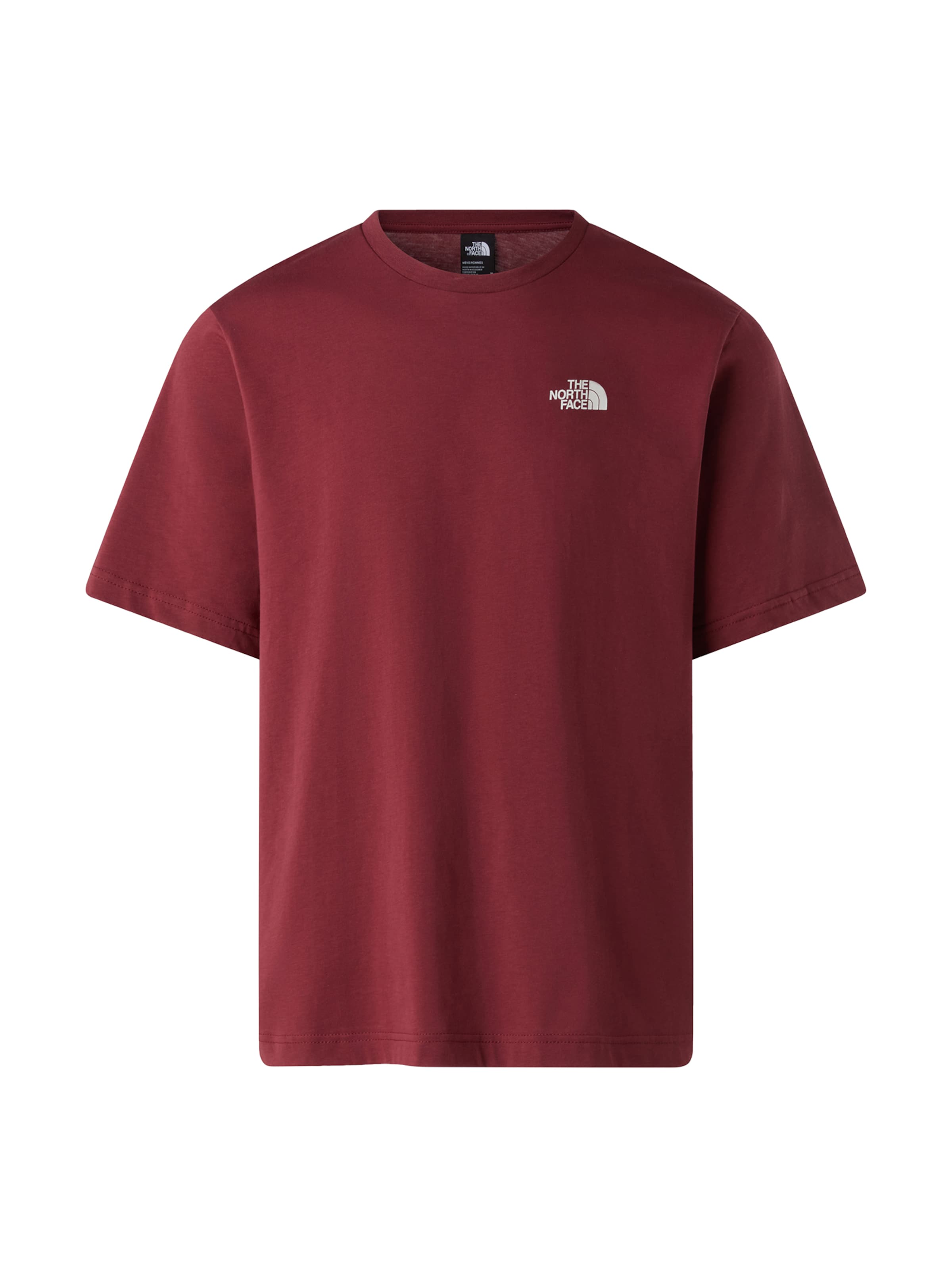 Maglietta 'M MOUNTAIN SKETCH SS TEE  RELAXED' THE NORTH FACE di colore bordeaux, Visualizzazione prodotti
