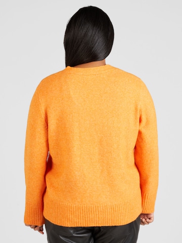 ONLY Carmakoma Cardigan 'HAZEL' i orange