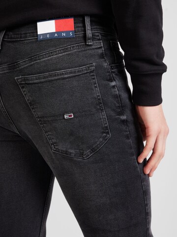 Tommy Jeans - Skinny Calças de ganga 'SIMON' em preto