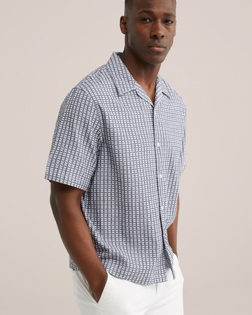 WE Fashion Regular fit Риза в синьо