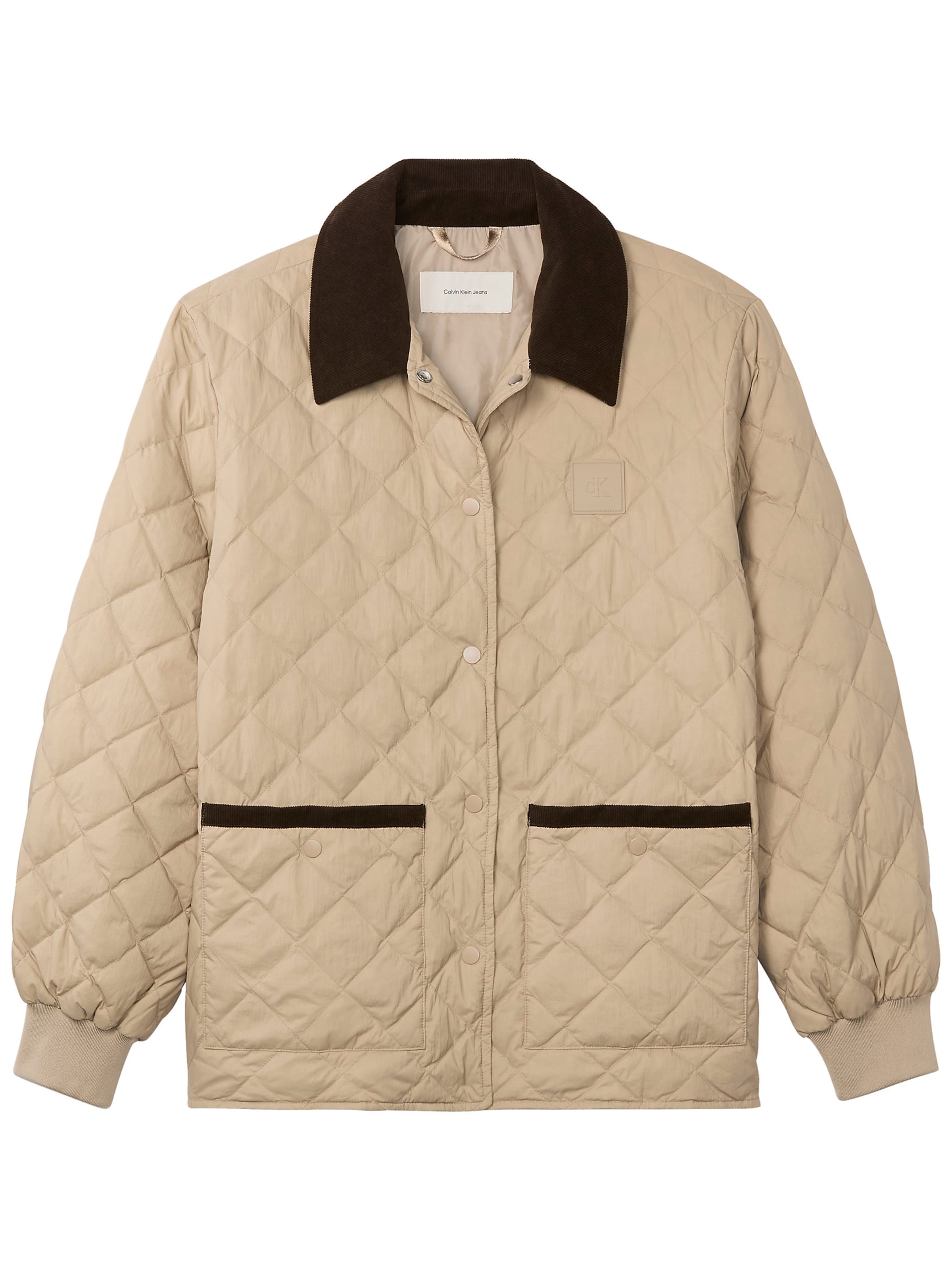 Calvin Klein Jeans Between-season jacket in Brown: front
