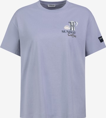 Sublevel T-Shirt in Blau: Vorderseite
