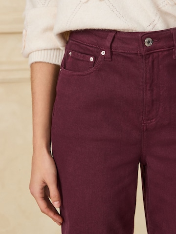 Next Wide leg Jeans in Red