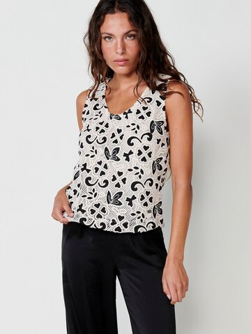 KOROSHI Blus i vit