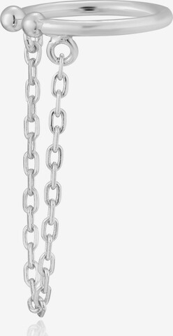 ANIA HAIE Earrings 'Drop Chain Cuff' in Silver: front