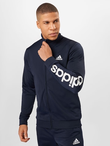 ADIDAS SPORTSWEAR Spordidress 'Primegreen Essentials Linear Logo', värv sinine