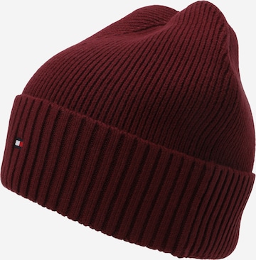 Bonnet TOMMY HILFIGER en rouge : devant