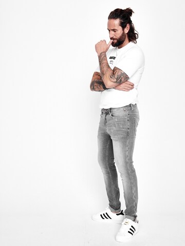 Five Fellas Slimfit Jeans 'Marlo' in Grau