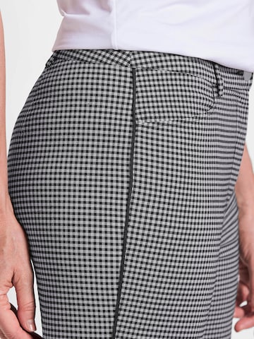 Goldner Slimfit Broek 'LOUISA' in Zwart