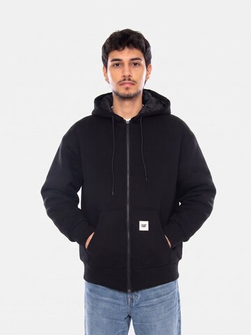 CAT Bluza rozpinana w kolorze czarny: przód