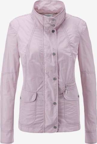 Veste mi-saison MADELEINE en rose : devant