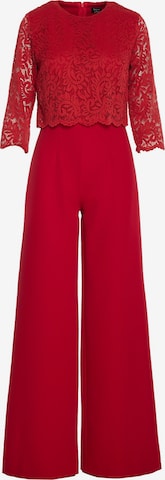 Stylove - Jumpsuit en rojo: frente
