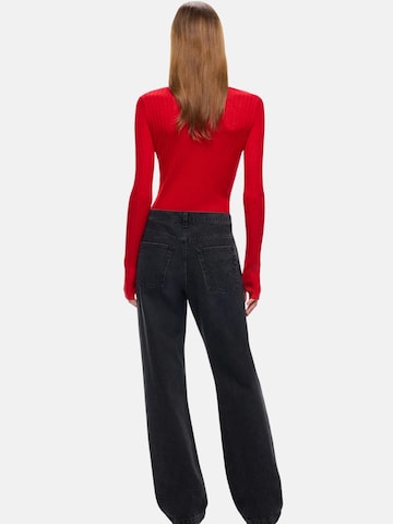 Wide Leg Jean 'PINKO WANDA WAIST DOWN WIDE LEG WASHED BLACK PANTALONE' PINKO en noir