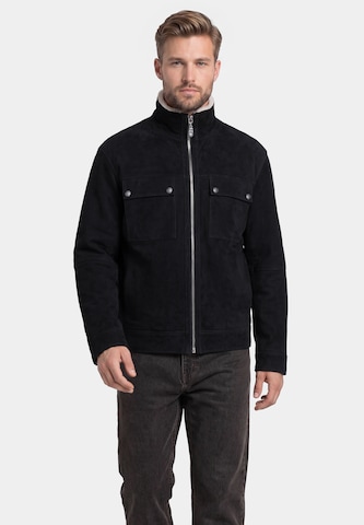 DreiMaster PREMIUM Between-Season Jacket in Black: front