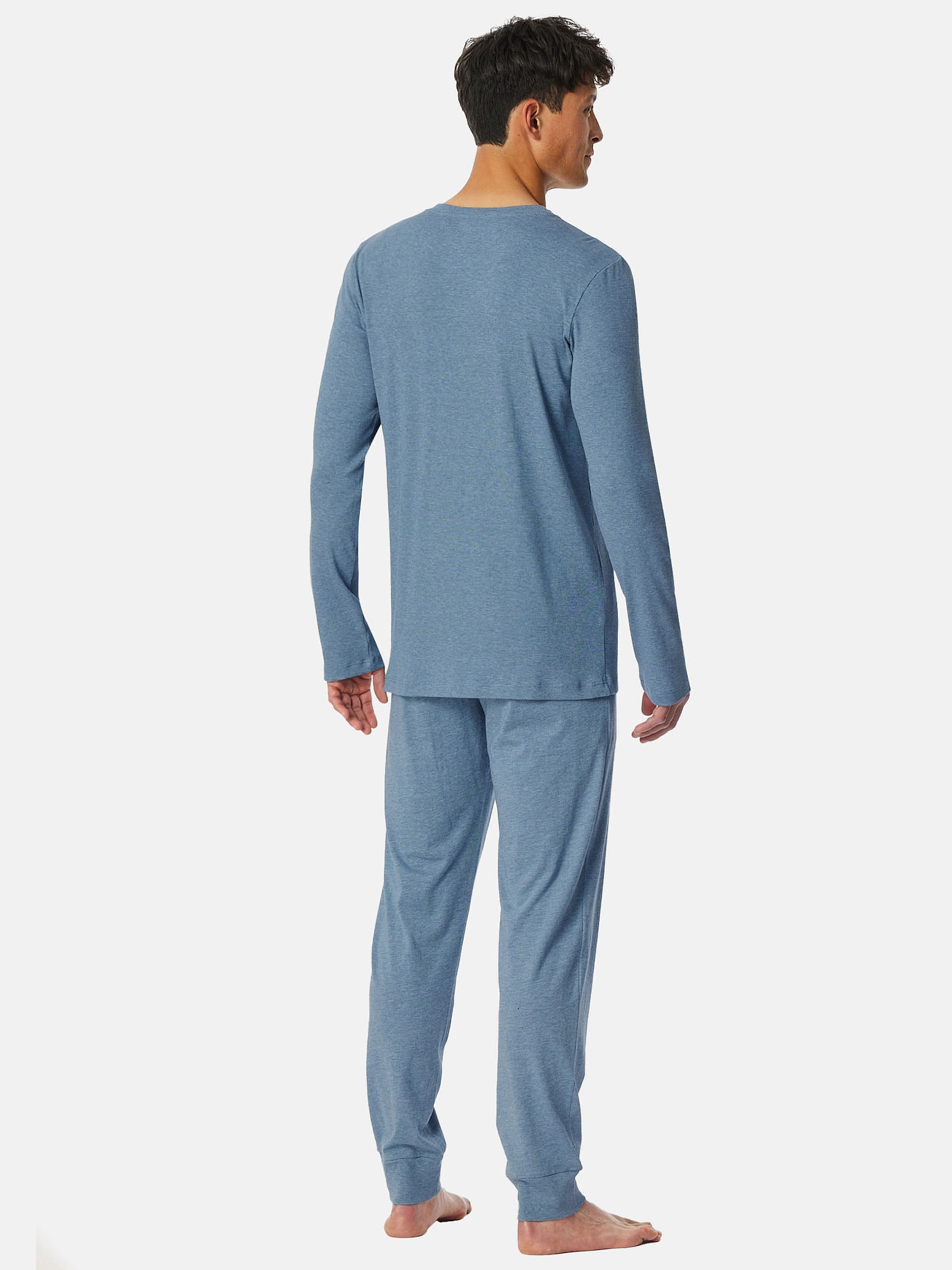 Pyjama long SCHIESSER en bleu