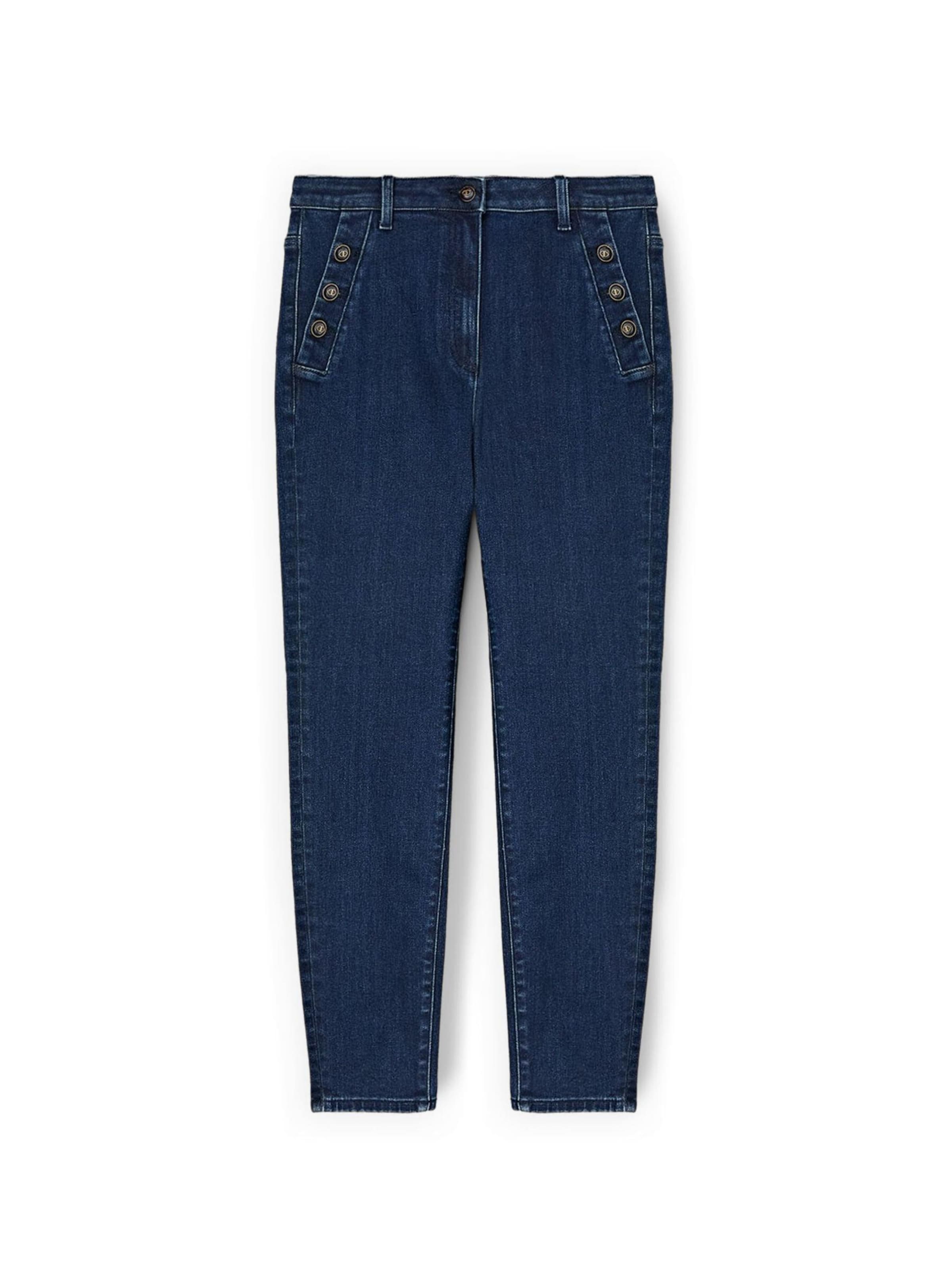 MOTIVI Skinny Jeans in Blauw: voorkant