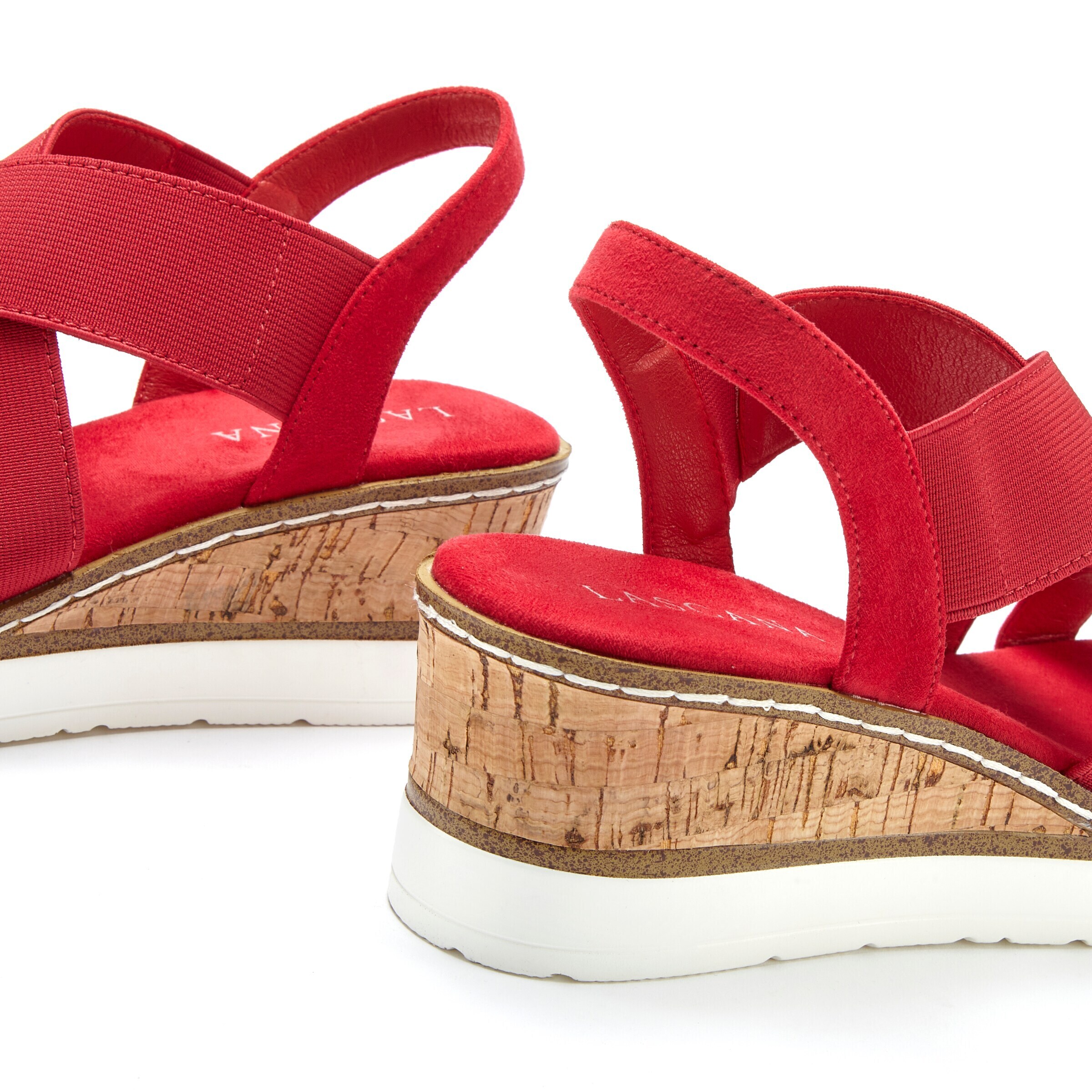 LASCANA Sandaler i rød