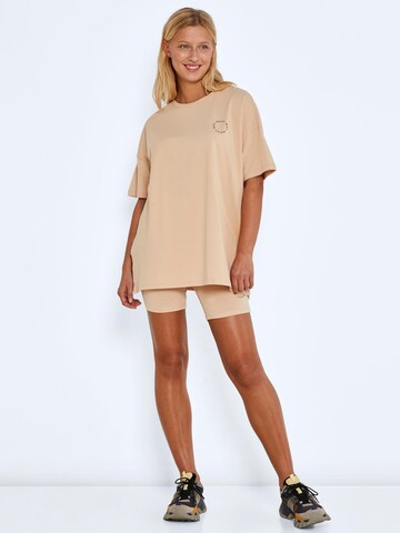 Noisy may T-Shirt 'Loui' in Beige