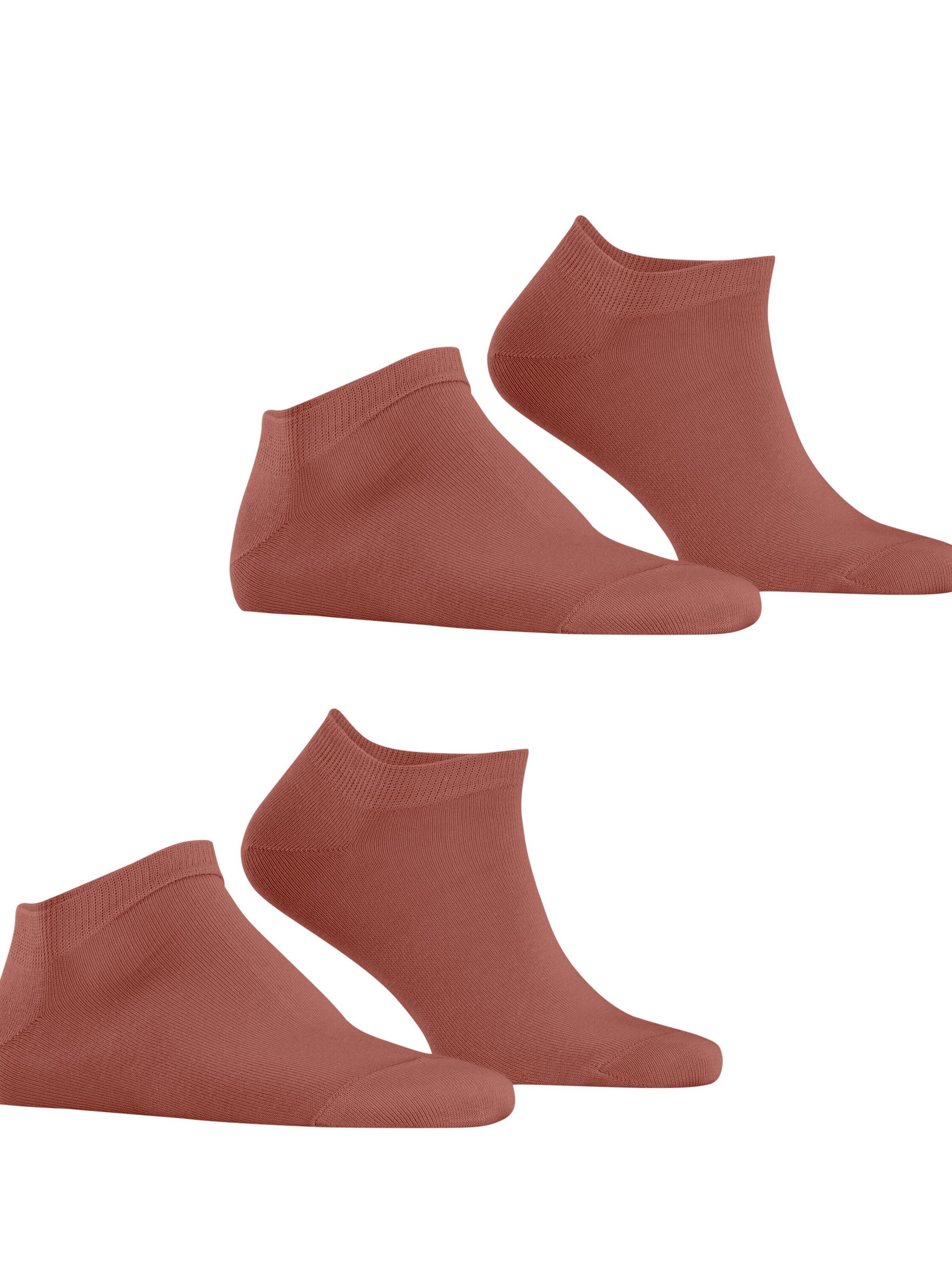 ESPRIT Füßlinge 'Basic Uni 2-Pack'‌‌‌ in Rot