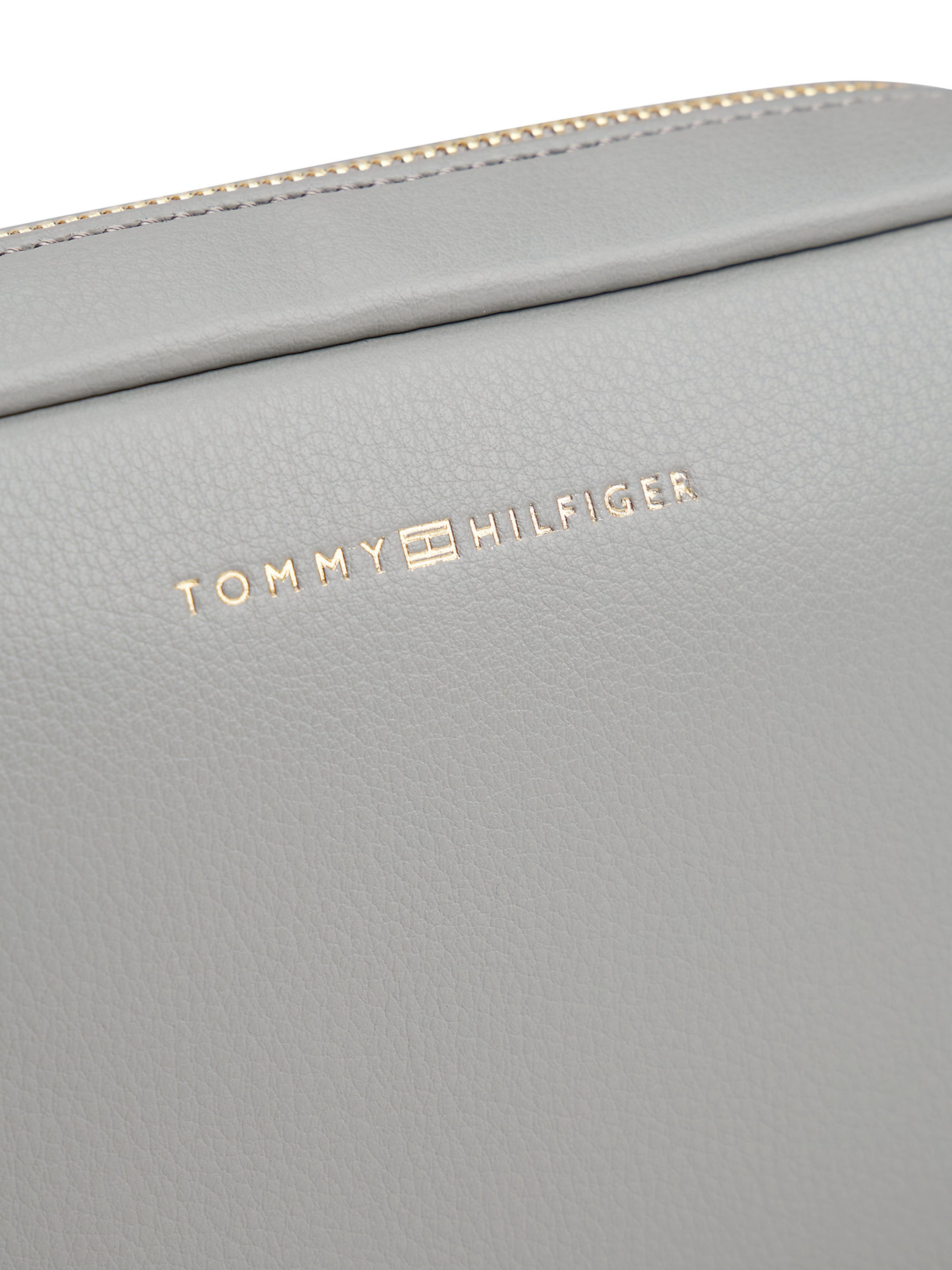 TOMMY HILFIGER Umhängetasche 'Webbing' in Grau