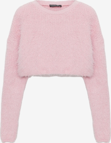 Pull-over No Matter What en rose : devant