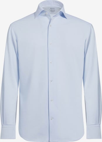 Boggi Milano Regularny krój Koszula biznesowa w kolorze niebieski: przód