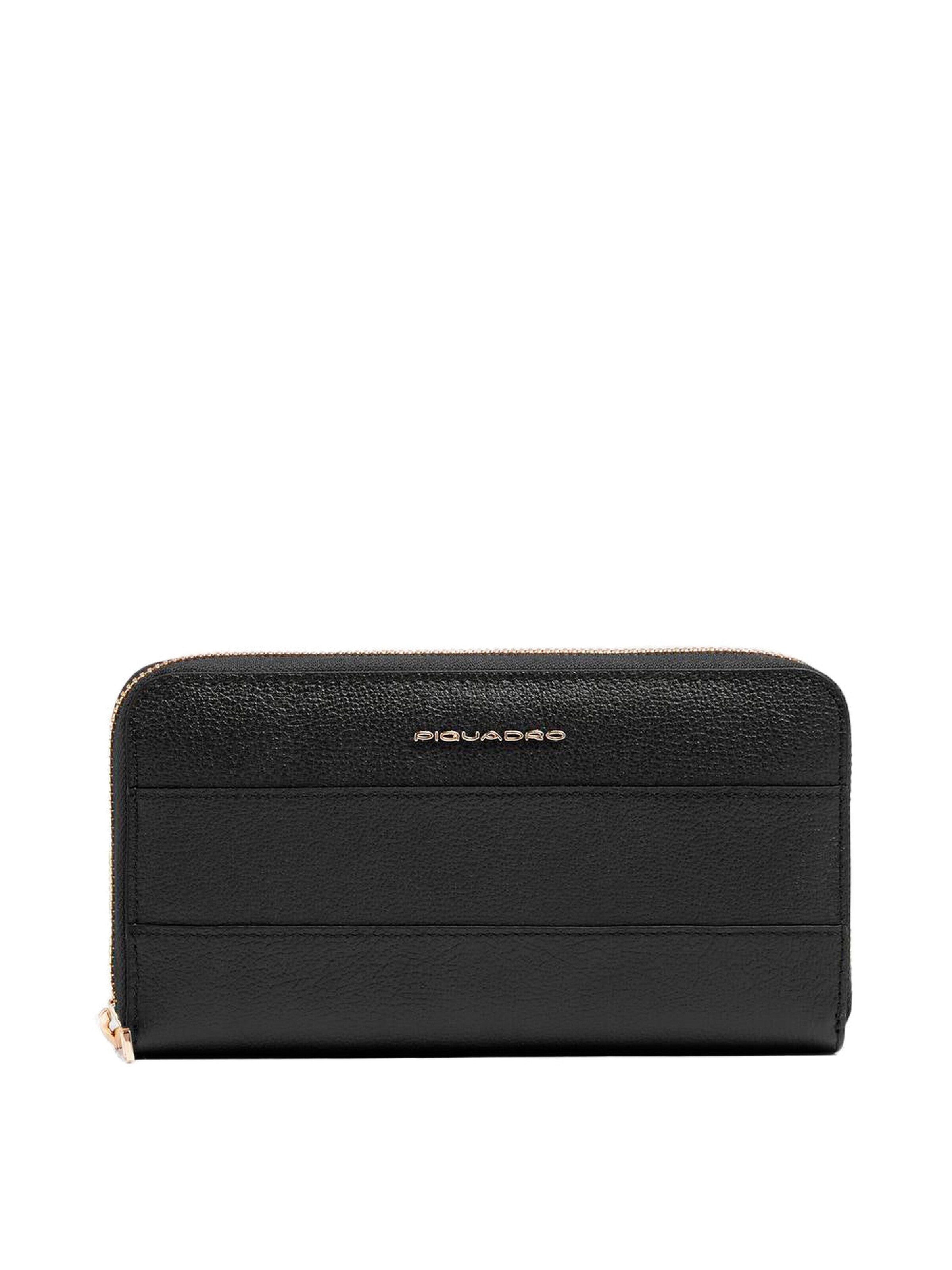 Piquadro Portemonnaie‌‌‌‌‌‌‌‌ in Schwarz: Vorderseite
