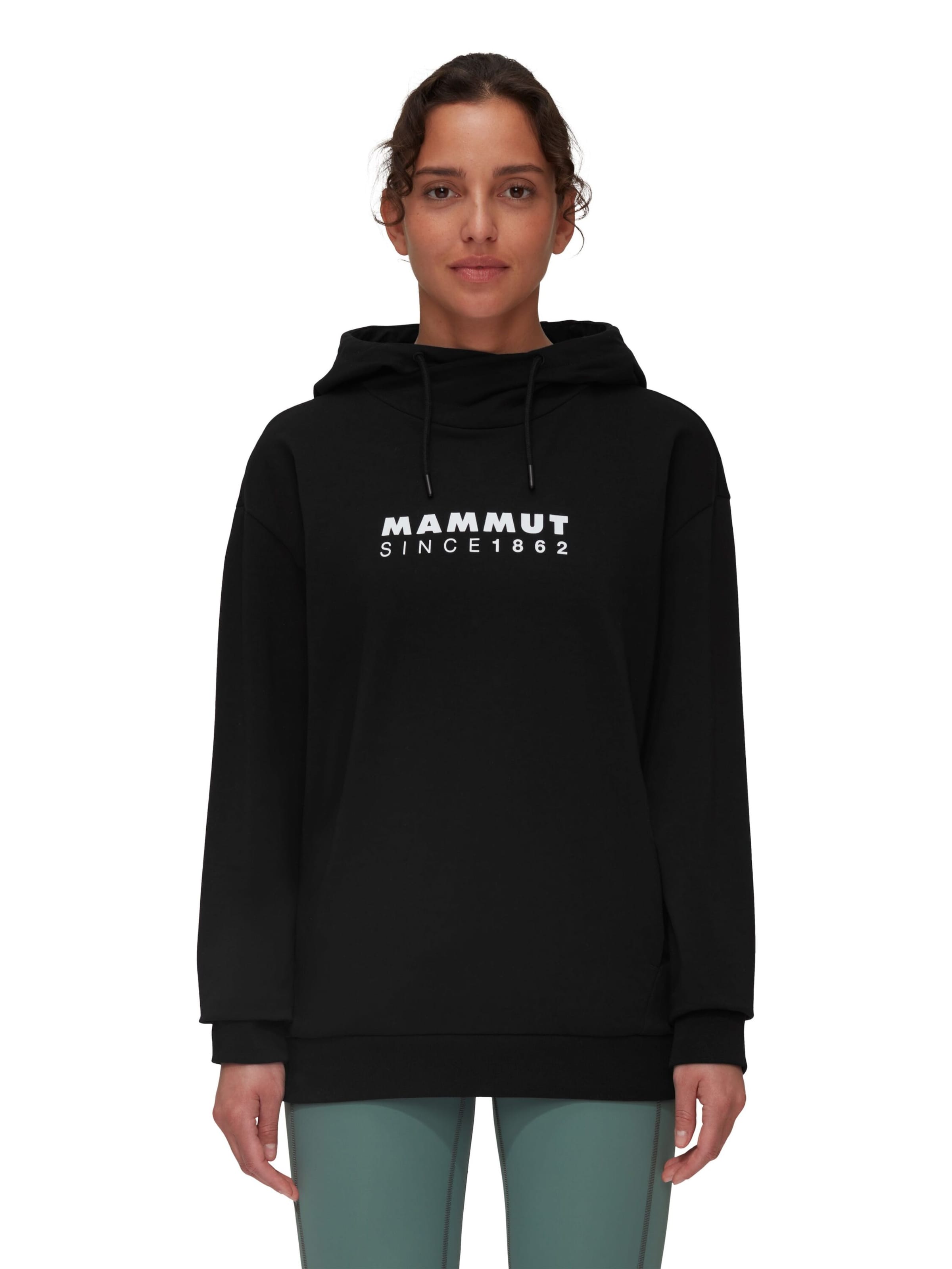 MAMMUT Athletic Sweatshirt in Black: front