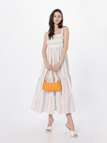 People Tree - Vestido 'Rainbow' en blanco