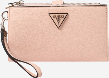 Porte-monnaies 'MERIDIAN' GUESS en orange : devant